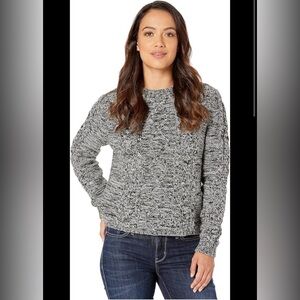 CARVE Designs Walsh Sweater Marled Limestone, size medium